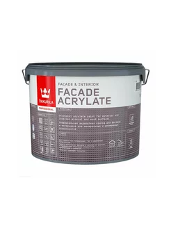 FACADE ACRYLATE Краска колерованная, база С 9 л TIKKURILA 263149402 купить за 20 813 ₽ в интернет-магазине Wildberries